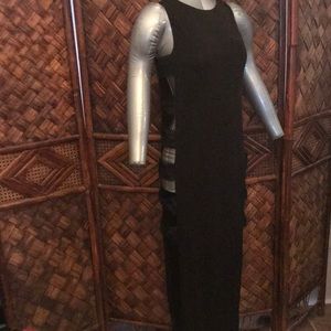 Long black coverup. No tag. Size Small-Medium